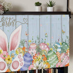 Easter Curtain Valances for Windows, Kitchen Valance Window Treatment, Spring - Image 7