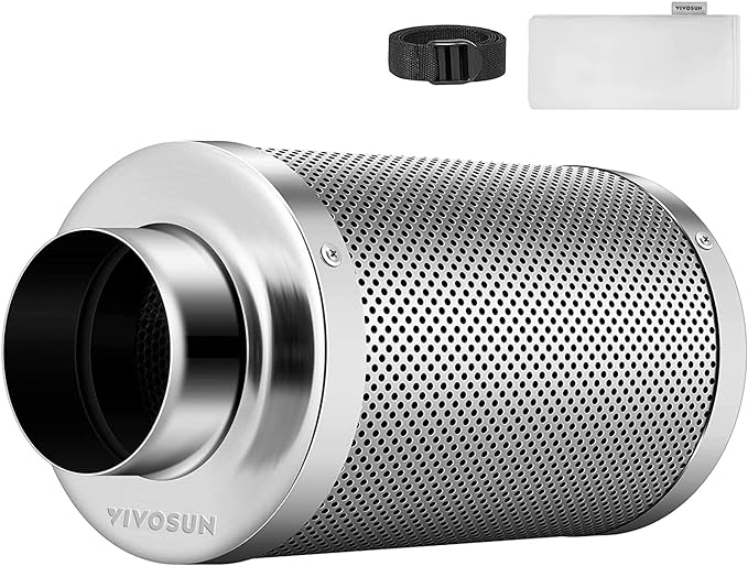 VIVOSUN 4 Inch Air Carbon Filter Smellines Control by VIVOSUN