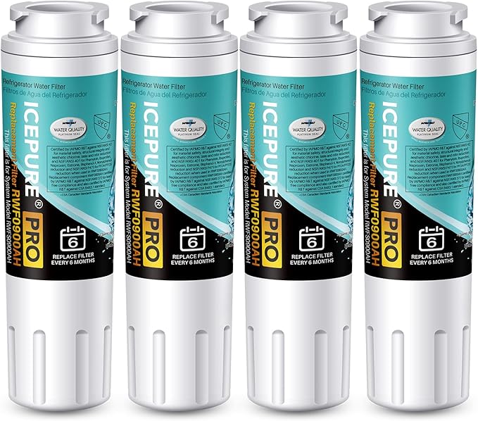 ICEPURE PRO UKF8001 NSF401&473&53&42 Certified Replacement Everydrop EDR4RXD1 by ICEPURE
