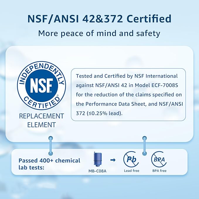 Maxblue NSF Certified Water Filter, Replacement - Image 3