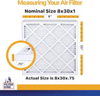 Filter King 8x30x1 Air Filter | 4-PACK | MERV 13 HVAC Pleated A/C Furnace - Image 2