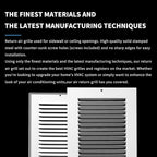 30x8 Return Air Grille, Air Return Vent Cover, Flat Vent Cover, Rejillas De - Image 6