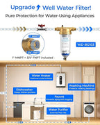 Waterdrop Mega Spin Down Sediment Filter, Upgraded Reusable Backwash Whole - Image 7