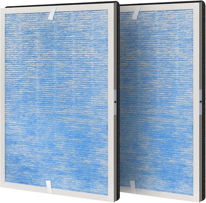 2-PACK MSA3/MSA3S Replacement Air Filter: Compatible by HIHEPA