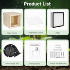 Vikua 12"x12" HEPA Horizontal Laminar Flow Hood Suitable - Image 7