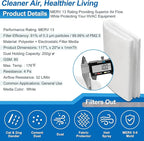 UCINNOVATE 20x117 inch MERV 13 Air Vent Filter Kit, Electrostatic AC Filter - Image 2