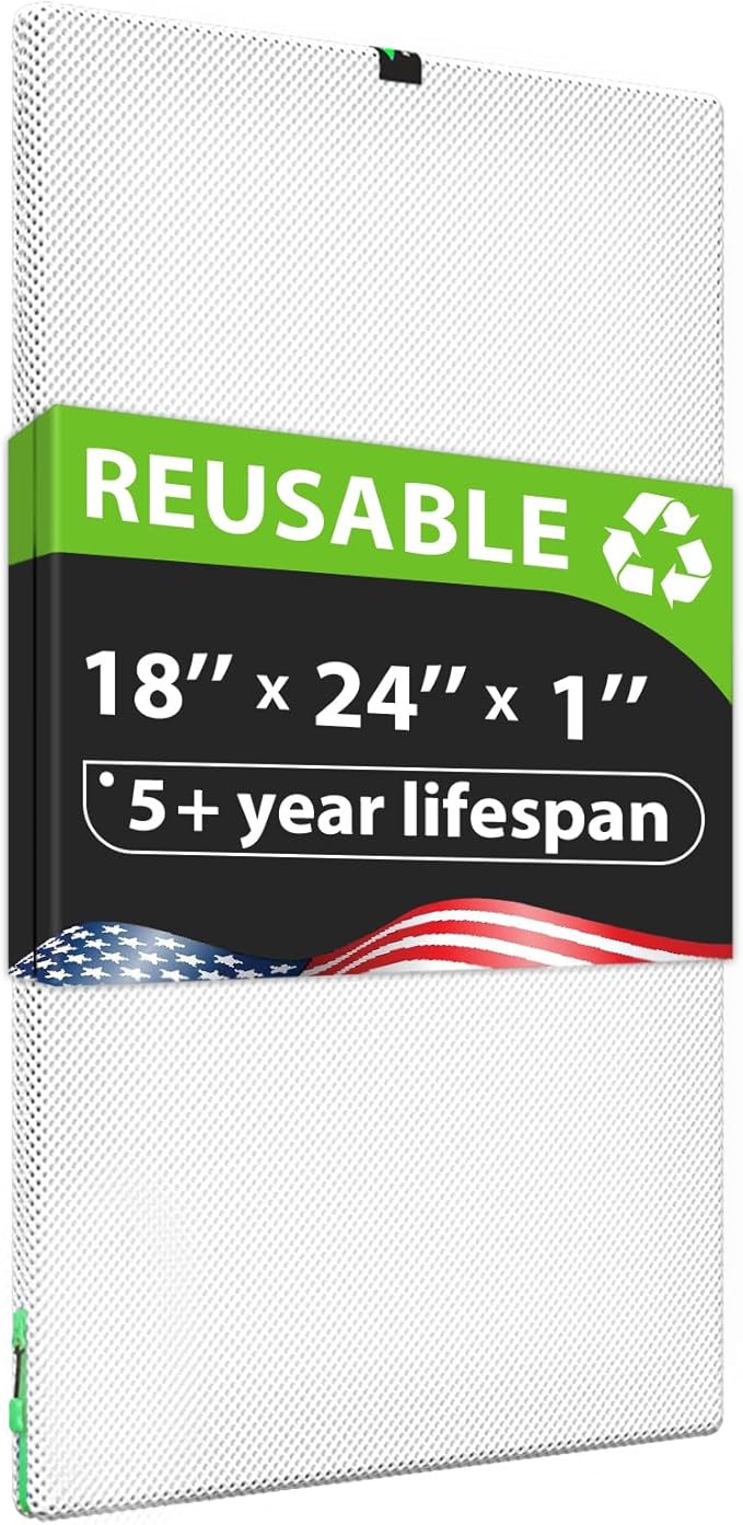 Reair 18x24x1 Air filter, Washable and Reusable Air Filter 18x24x1 by Reair