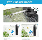 Internal Fish Tank Filter with 9W UV Light, Adjustable Water Flow Submersible - Image 3