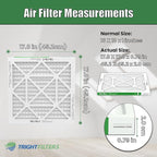 18x18x1 Air Filter 4 Pack, Durable MERV 8 Pleated Home HVAC AC Furnace Filters - Image 2