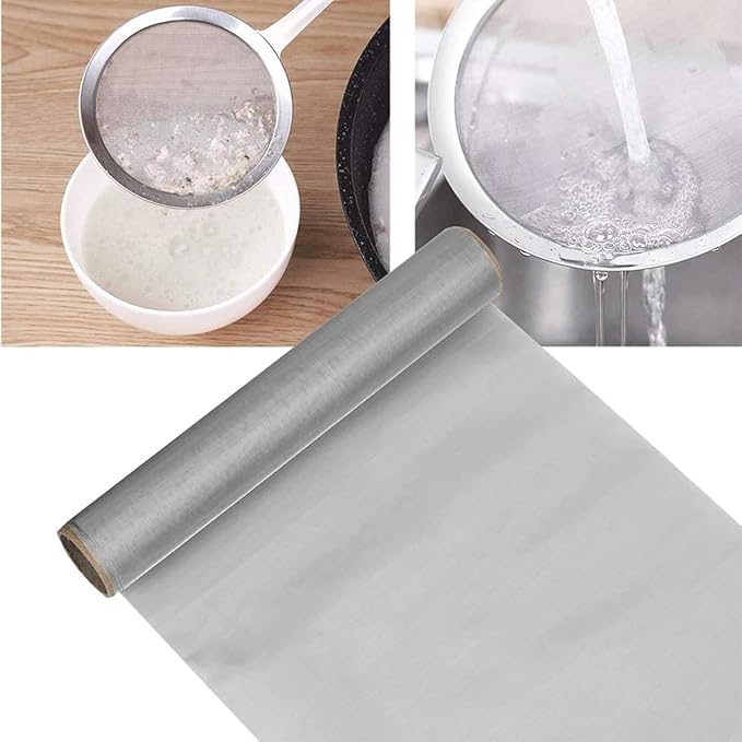 304 Stainless Steel Woven Wire Mesh, 100 Mesh Filter Screen, Heat-Resistant - Image 6