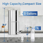 8-Stage Gravity Water Filtration System 3.0 Gallon-304 Stainless Steel - Image 7