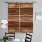 Brown Western Living Room Curtains 84 Inch Length, Window Curtains Tab Top - Image 4
