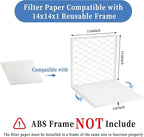 5 Pack 14x14x1 MERV 11 Air Filter Refills, Replaceable Filter Media only - Image 2