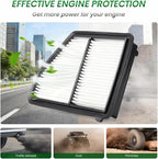 Engine & Cabin Air Filter Compatible - Image 4