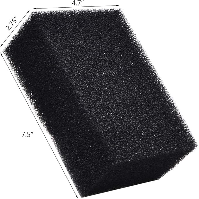 Hipanda Filter Foam Sponges, Bio Sponge Filter Media Pad, Cut-to-Size Foam - Image 2