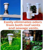 Activated Charcoal Exhaust Vent Filter & Sewer Vent Refill – Universal - Image 6