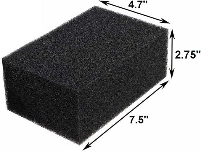 AQUANEAT 2 Pack Aquarium Bio Sponge Filter Media Pad Cut-to-Size Open Cell Foam - Image 7