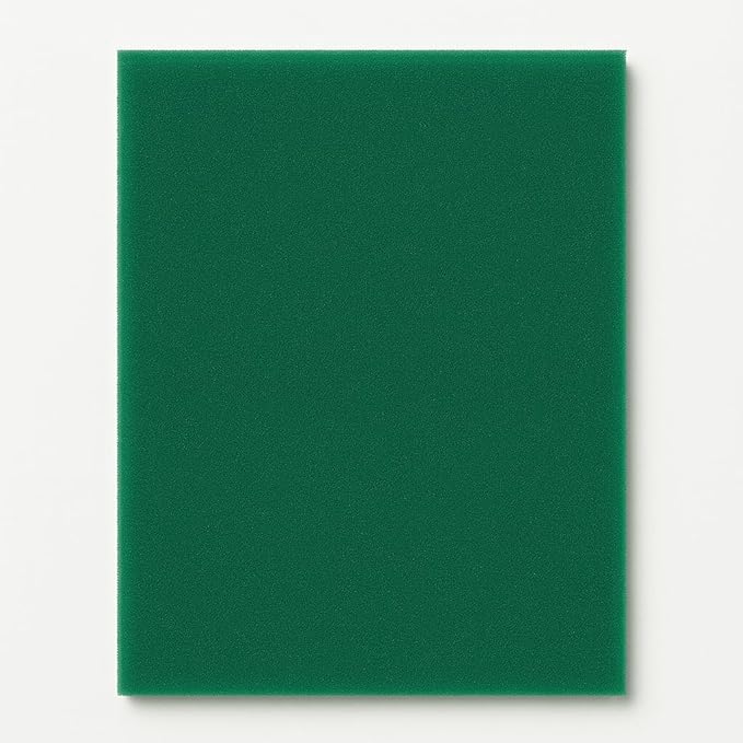 Universal Foam Air Filter Material Sheet – 14" x 17" x 5/8", 65 PPI Green Fine by Unknown