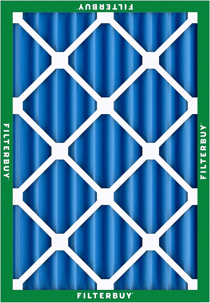 Filterbuy 20x25x4 Air Filter MERV 13 Optimal Smoke & Allergy Defense, - Image 8
