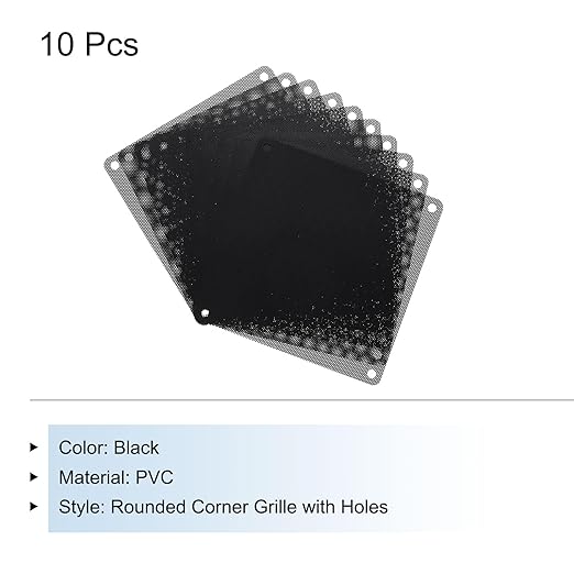 MECCANIXITY 10PCS PC Dust Filter, 140mmx140mm PVC Computer Case Cooler - Image 3