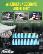 1Pcs HEPA Cabin Air Filter and 1Pcs Engine Air Filter Fit - Image 5