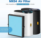 2 Pack MK04 Air Filter Replacement - Image 2