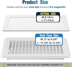 Magnetic Vent Covers with Vent Screen 5.1x11.3 Inch, Ceiling Air Vents to Block - Image 2