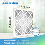 14x14x1 Air Filter 6 Pack HVAC AC Furnace Air Filters 14x14 Pleated Dust - Image 5