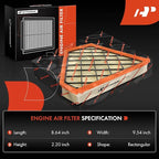 A-Premium Front Engine Air Filter Compatible - Image 2