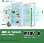 20x20x1 Air Filter 2 Pack, Durable MERV 8 Pleated Home HVAC AC Furnace Filters - Image 5