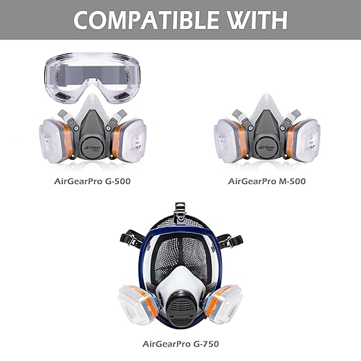 AirGearPro F-500 Multi Gas Cartridge, Carbon Filters - Image 5