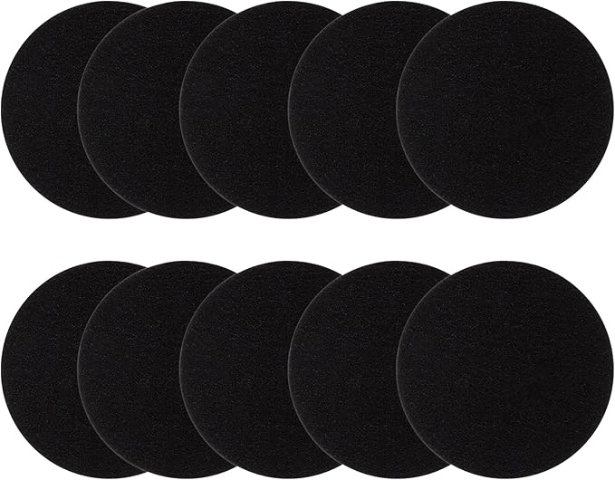 10 Pack Charcoal Filters for Kitchen Compost Bin, Compost Filters for by Pocurhi