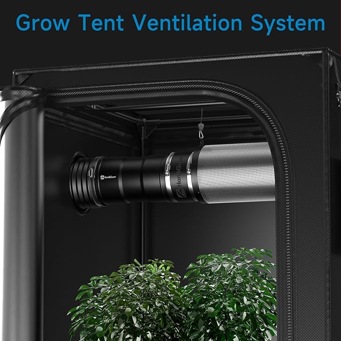 Hon&Guan 6" Air Filtration Kit: 6 Inch Inline Duct Fan - Image 8
