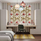 2 Panel Kitchen Cafe Curtains, Camels Palm Trees Sunlight Filtering Nature Air - Image 5
