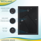 Langdon House 4x6 Picture Frames Set Distinguished Edging - Image 3
