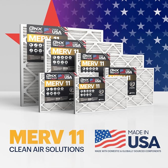 BNX 16x20x1 MERV 11 Air Filter 12 Pack - Image 7