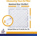 Filter King 12x36x1 Air Filter | 6-PACK | MERV 13 HVAC Pleated A/C Furnace - Image 2