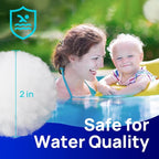 AQUASTRONG Pool Filter Balls for Sand Filters, 1.5 lbs Reusable Pool Sand - Image 4
