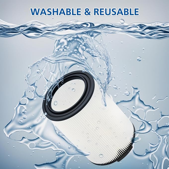 2-pack Standard Wet/dry Vac VF4000 Replacement Filter, Compatible - Image 4
