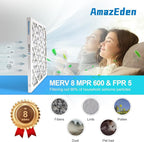 10x10x1 AC Air Filter MERV 8 MPR 600 FPR 5 HVAC Furnace Pleated Filters Dust - Image 2
