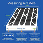 Nordic Pure Air Bear Cub 16x25x3 Replacement Carbon Odor Reduction Merv 8 Air - Image 2