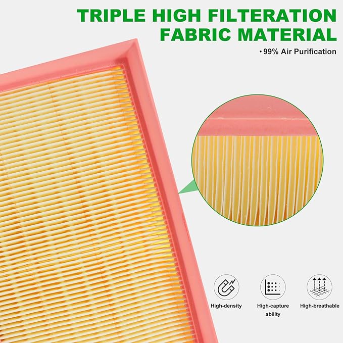 Comb Engine Cabin Air Filter for Lincoln Mkz 2020 2019 2018 2017 2016 2015 2014 - Image 3