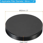 PATIKIL 49mm Lens Cap, 2 Pack Camera Lens Cap Cover Universal Front Metal Lens - Image 2