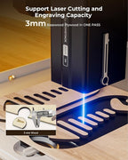 ATOMSTACK P1 5W Laser Engraver, Laser Cutter, Unibody Laser Engraving Machine - Image 8