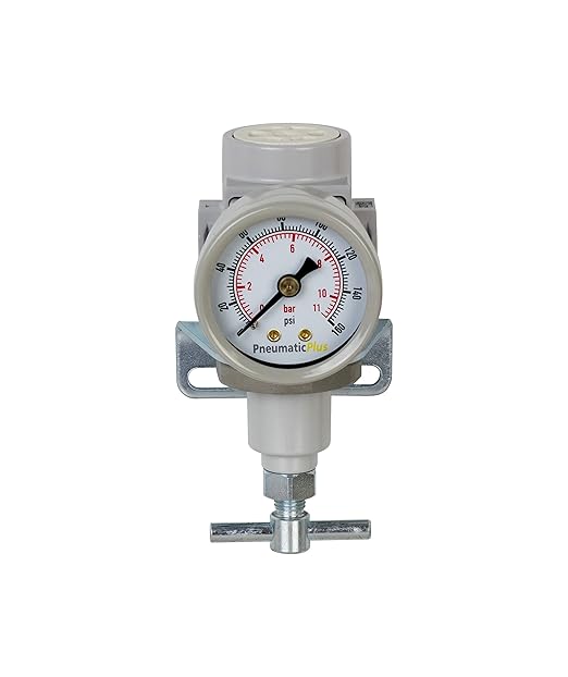 PneumaticPlus SAR200T-N02BG Compressed Air Pressure Regulator 1/4" NPT - Image 2