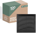 Vent Systems 10'' x 10'' Inch Black Soffit Vent Cover by VentSystems