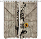 Funny Farm Animals Living Room Curtains 96 Inch Length, Window Curtains Tab Top by Unknown