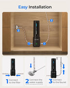 Waterdrop 10UA PRO Under Sink Water Filter, No Drill Required, Time Reminder - Image 5