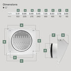 Vent Systems 6" Inch Exhaust Vent Cover - Image 2