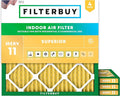 Filterbuy 15x15x1 Air Filter MERV 11 Superior Pet & Allergy Defense, by Filterbuy